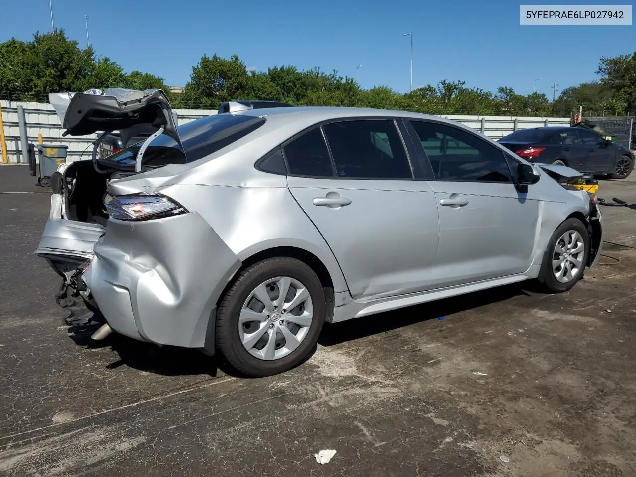 5YFEPRAE6LP027942 2020 Toyota Corolla Le