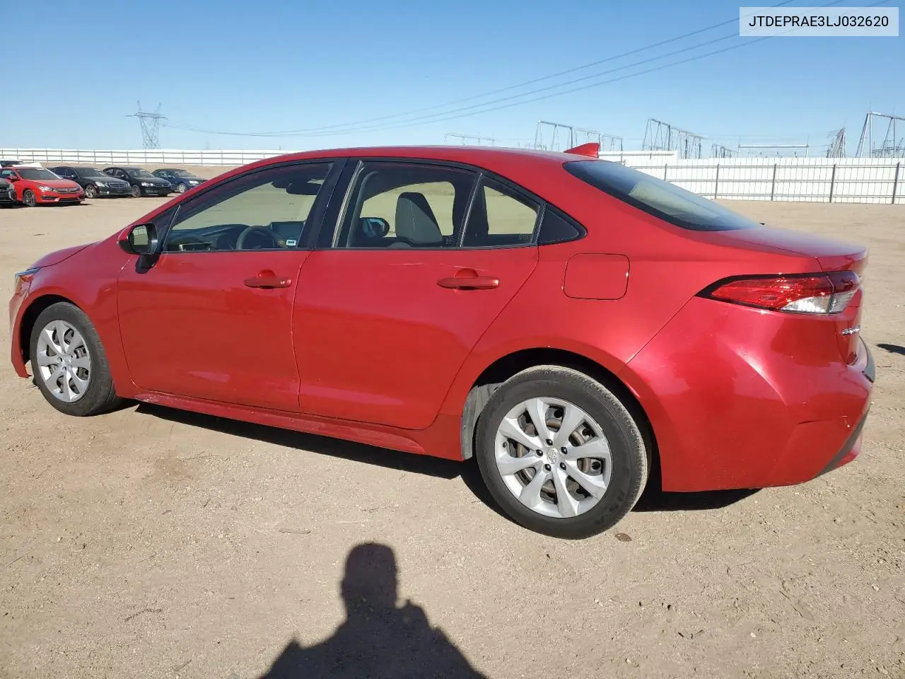 JTDEPRAE3LJ032620 2020 Toyota Corolla Le