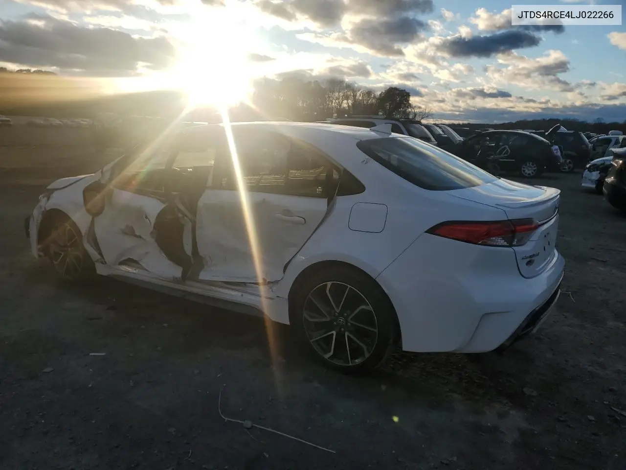 JTDS4RCE4LJ022266 2020 Toyota Corolla Se