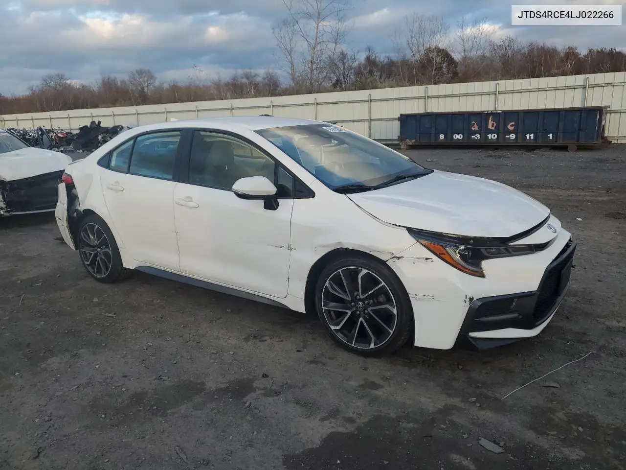JTDS4RCE4LJ022266 2020 Toyota Corolla Se