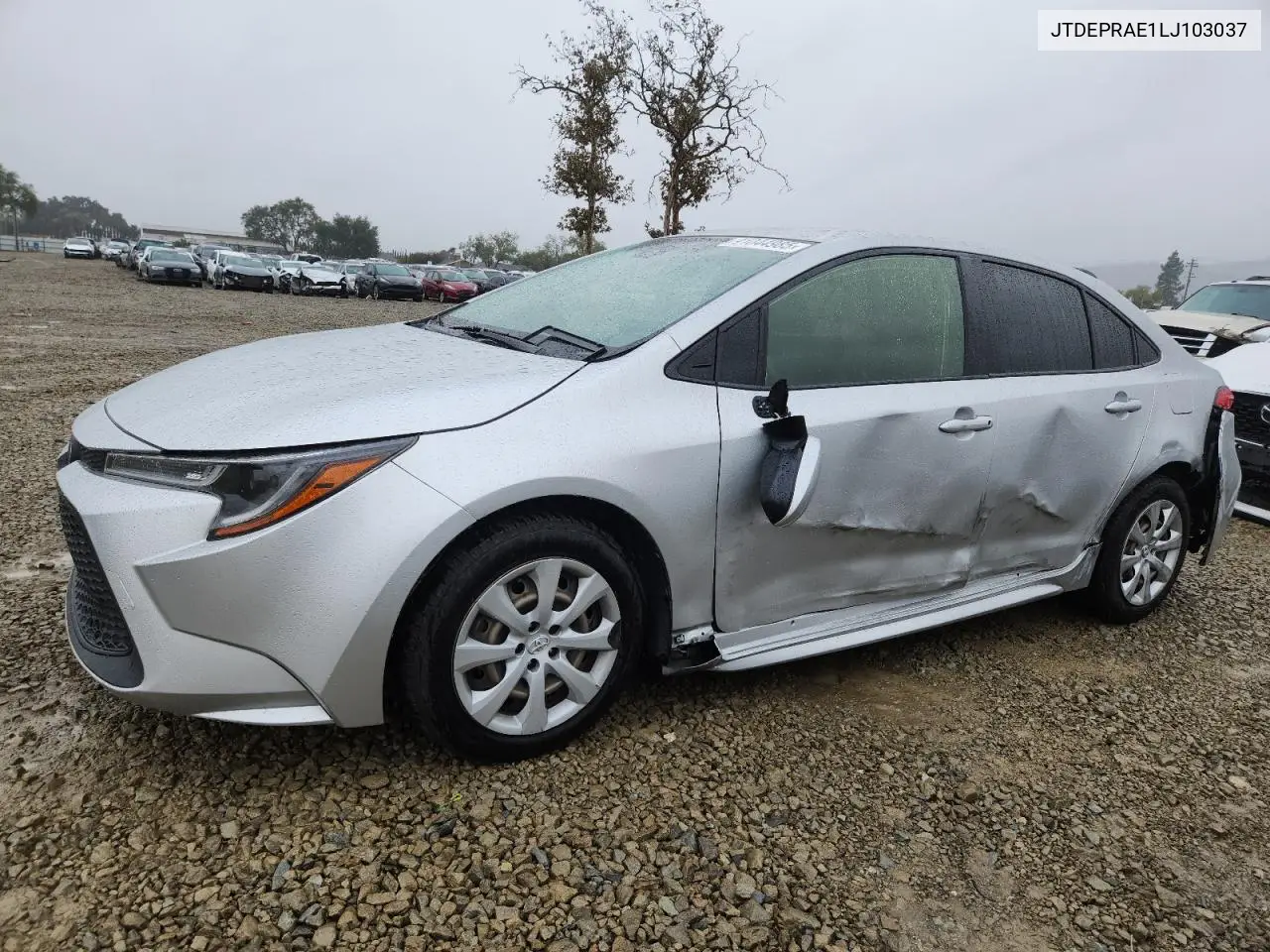 JTDEPRAE1LJ103037 2020 Toyota Corolla Le