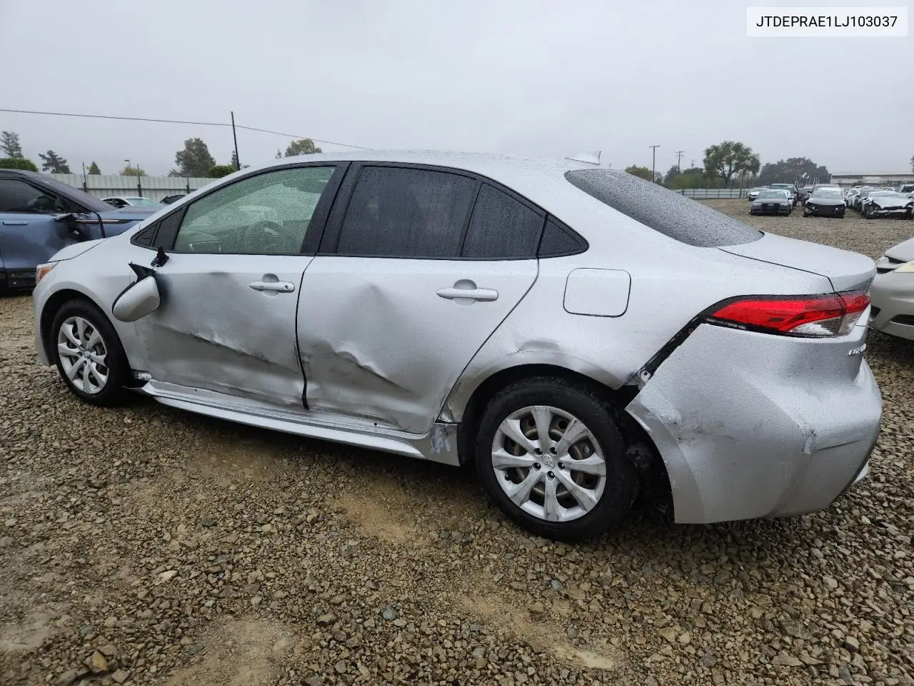 JTDEPRAE1LJ103037 2020 Toyota Corolla Le
