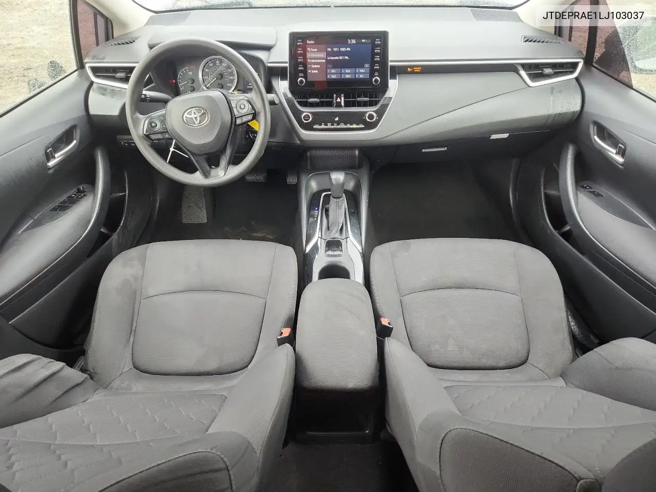 JTDEPRAE1LJ103037 2020 Toyota Corolla Le