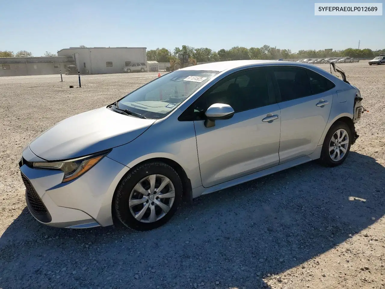 5YFEPRAE0LP012689 2020 Toyota Corolla Le