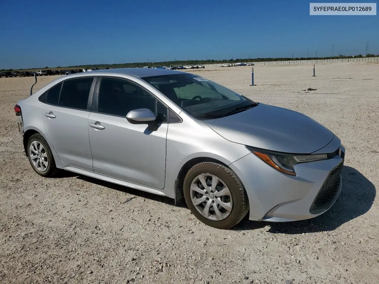 5YFEPRAE0LP012689 2020 Toyota Corolla Le