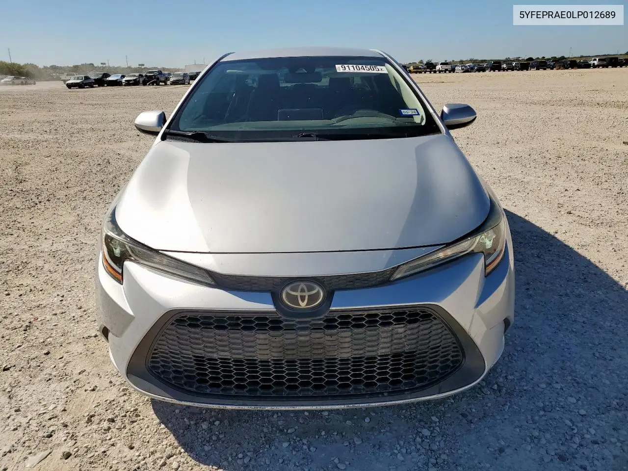 5YFEPRAE0LP012689 2020 Toyota Corolla Le