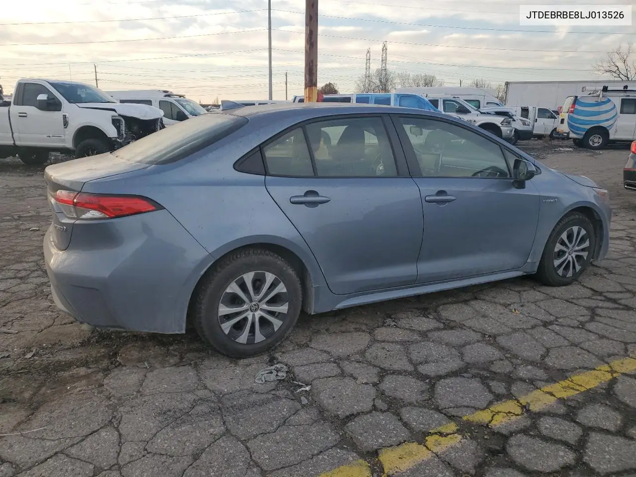 JTDEBRBE8LJ013526 2020 Toyota Corolla Le