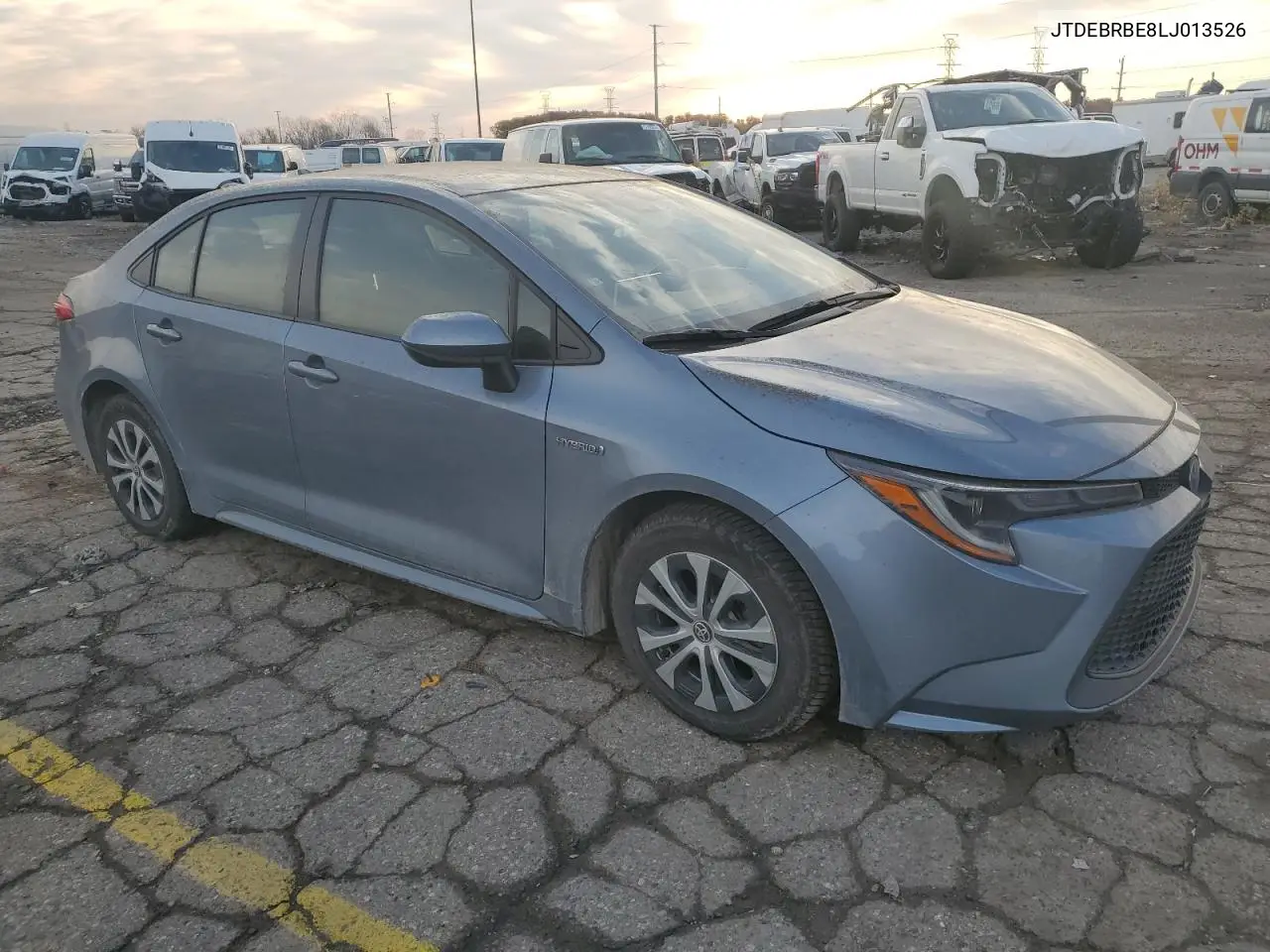 JTDEBRBE8LJ013526 2020 Toyota Corolla Le
