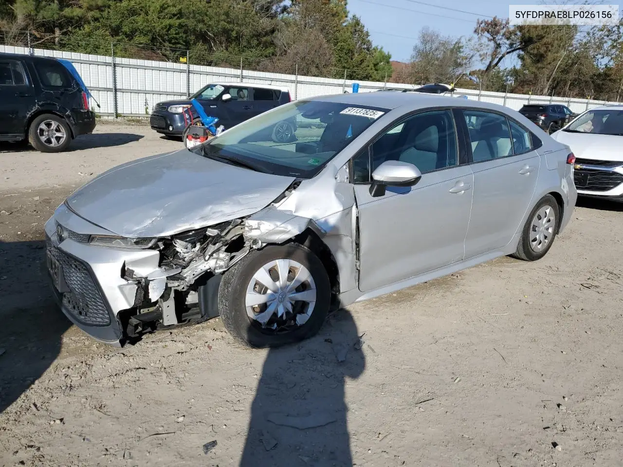 5YFDPRAE8LP026156 2020 Toyota Corolla L
