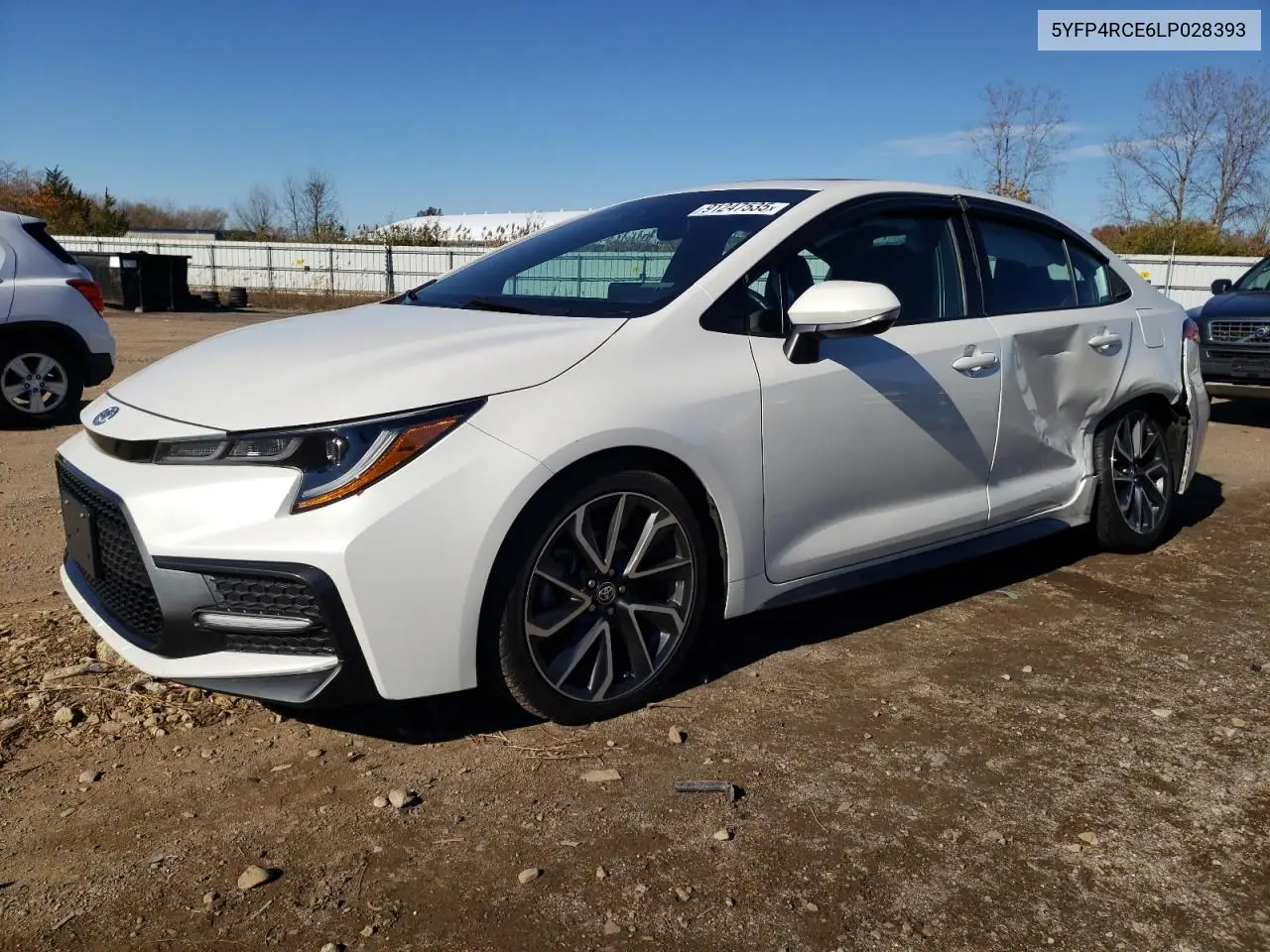 5YFP4RCE6LP028393 2020 Toyota Corolla Se