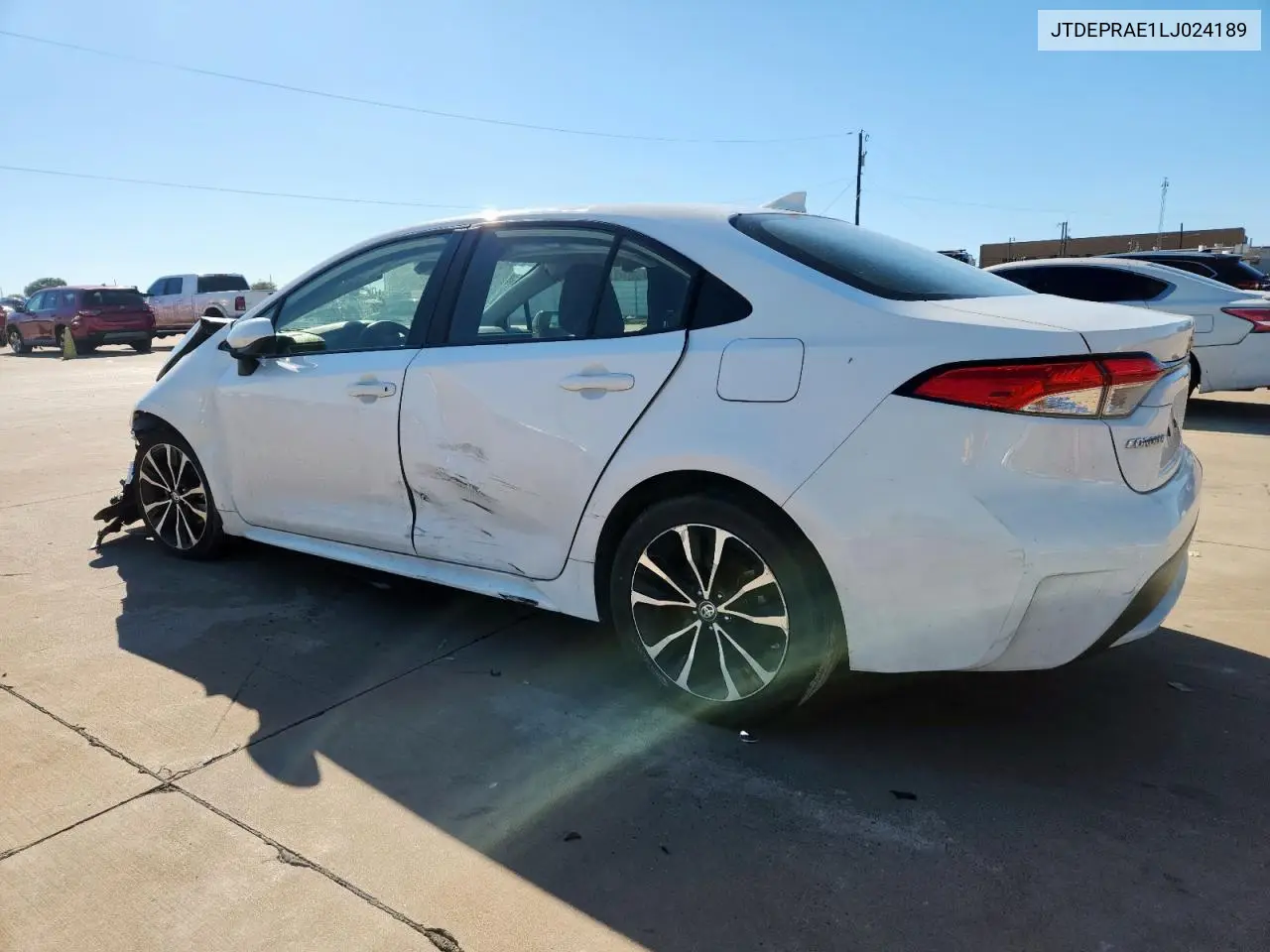 JTDEPRAE1LJ024189 2020 Toyota Corolla Le