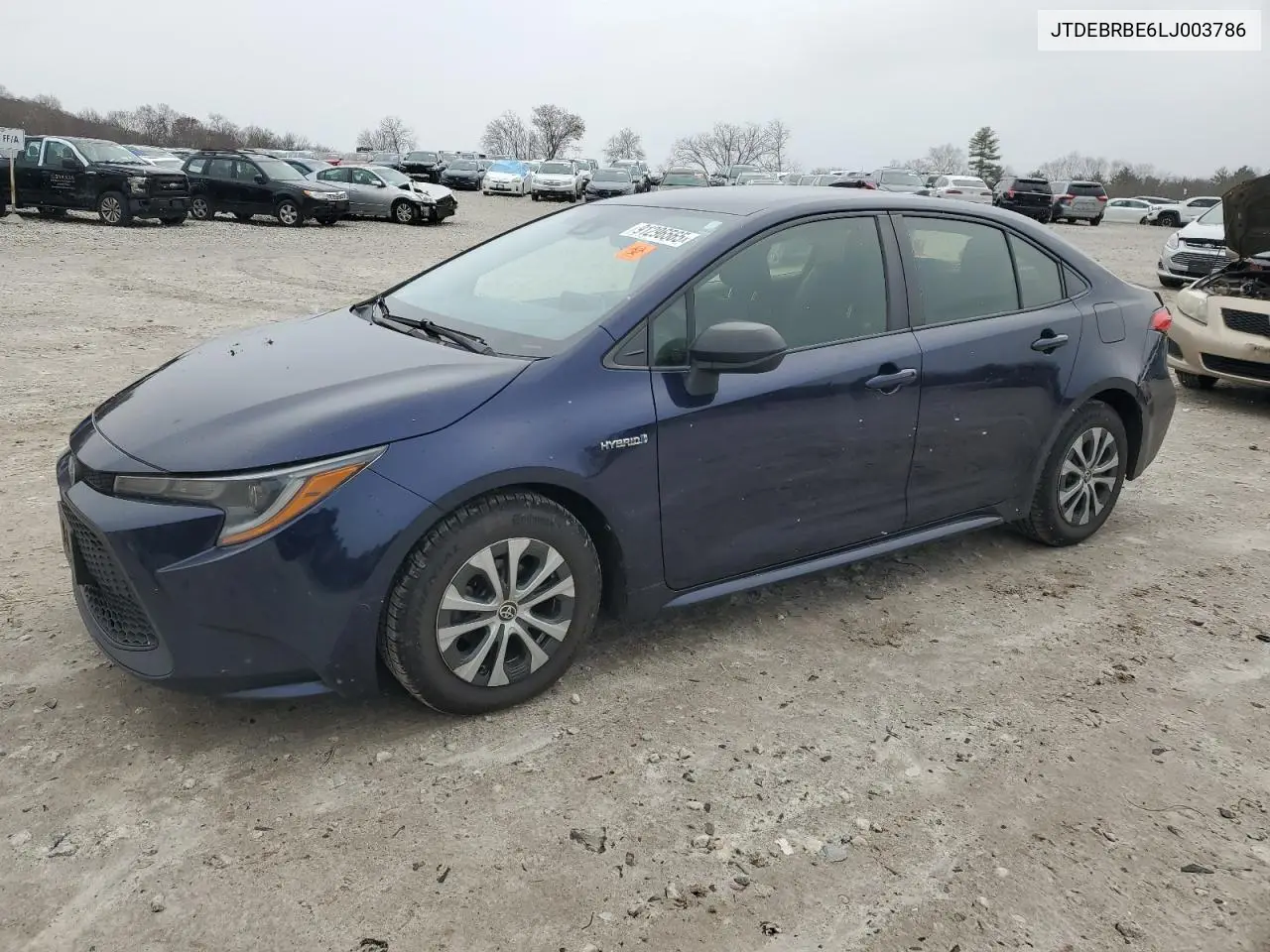JTDEBRBE6LJ003786 2020 Toyota Corolla Le