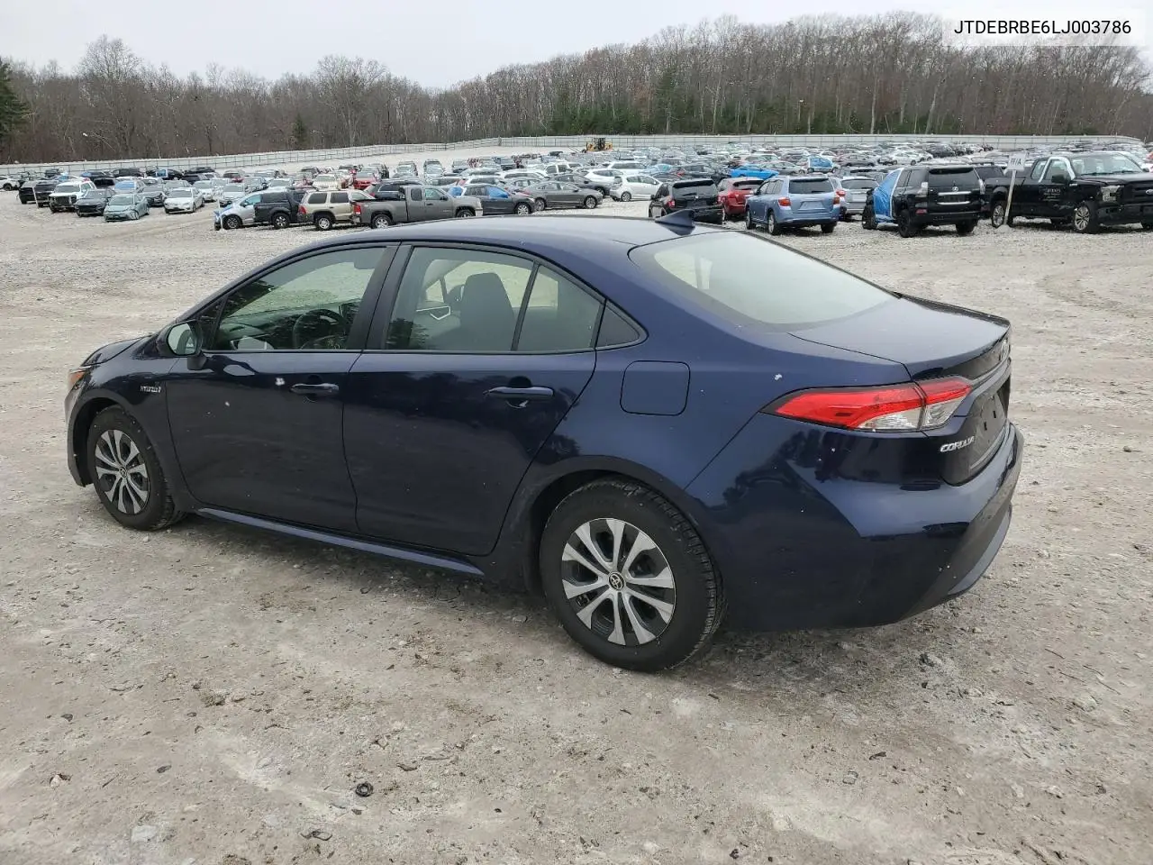 JTDEBRBE6LJ003786 2020 Toyota Corolla Le