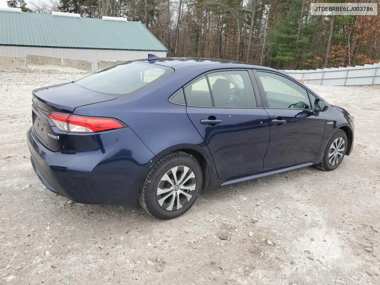 JTDEBRBE6LJ003786 2020 Toyota Corolla Le