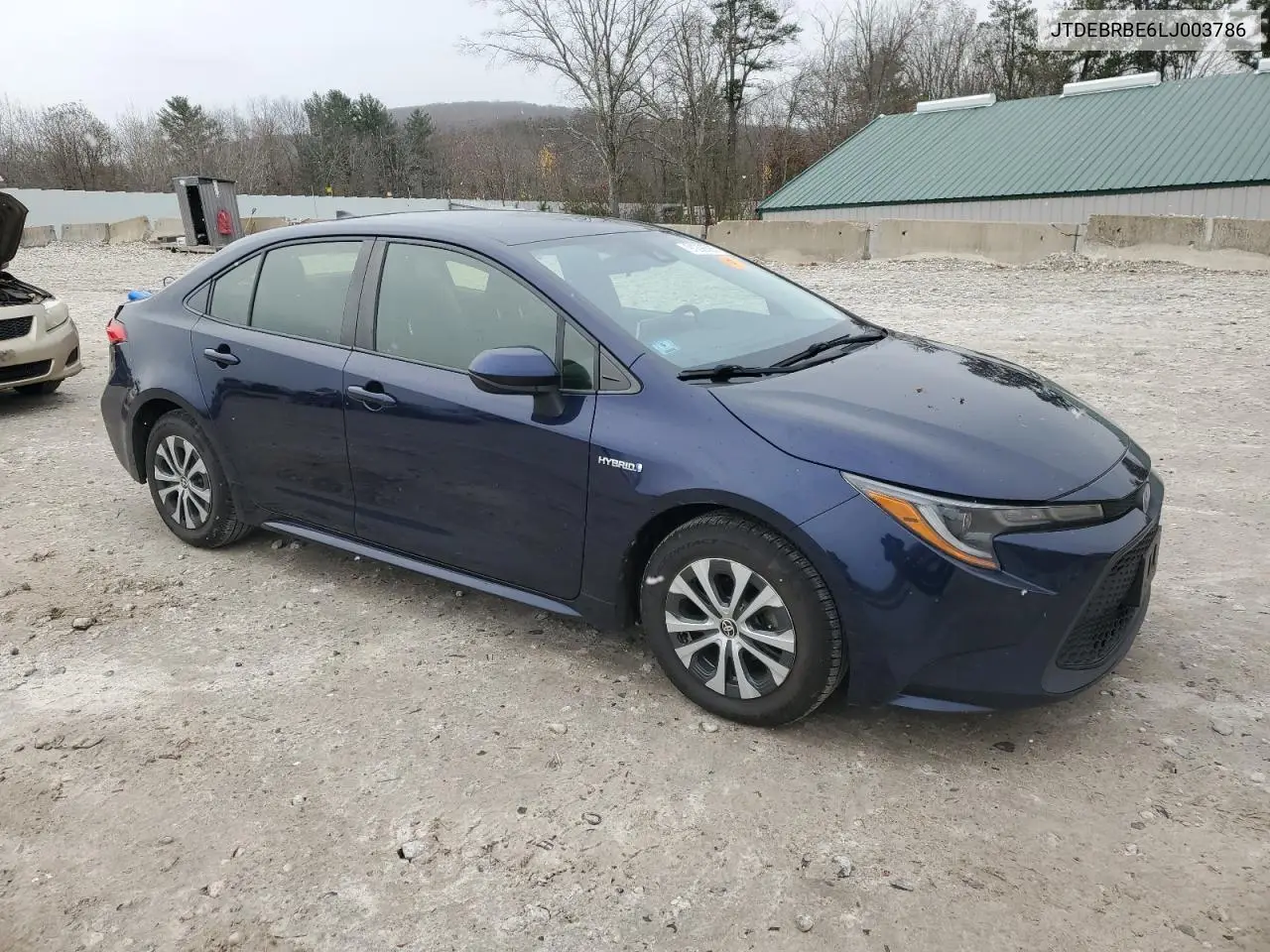 JTDEBRBE6LJ003786 2020 Toyota Corolla Le
