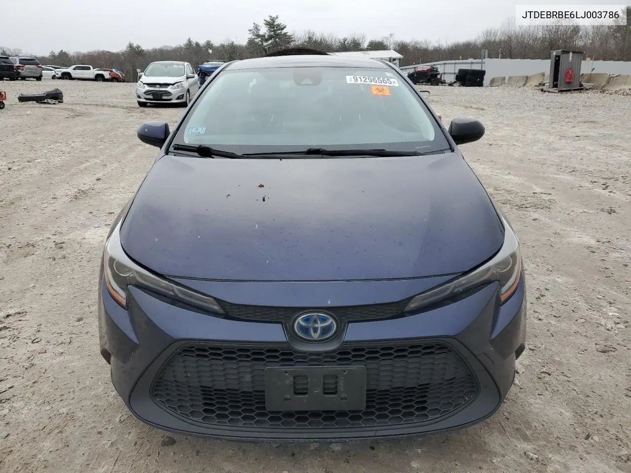 JTDEBRBE6LJ003786 2020 Toyota Corolla Le
