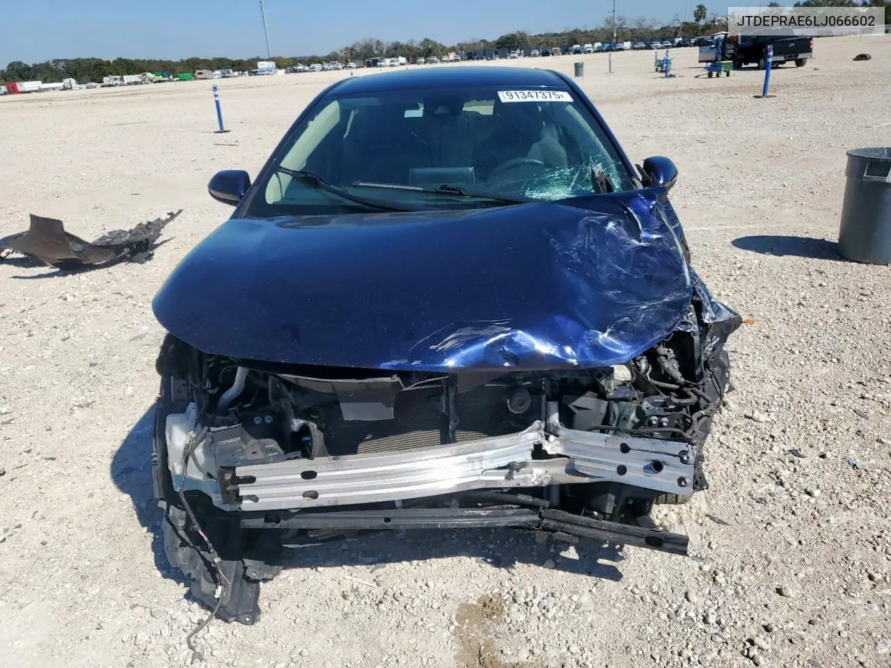 JTDEPRAE6LJ066602 2020 Toyota Corolla Le