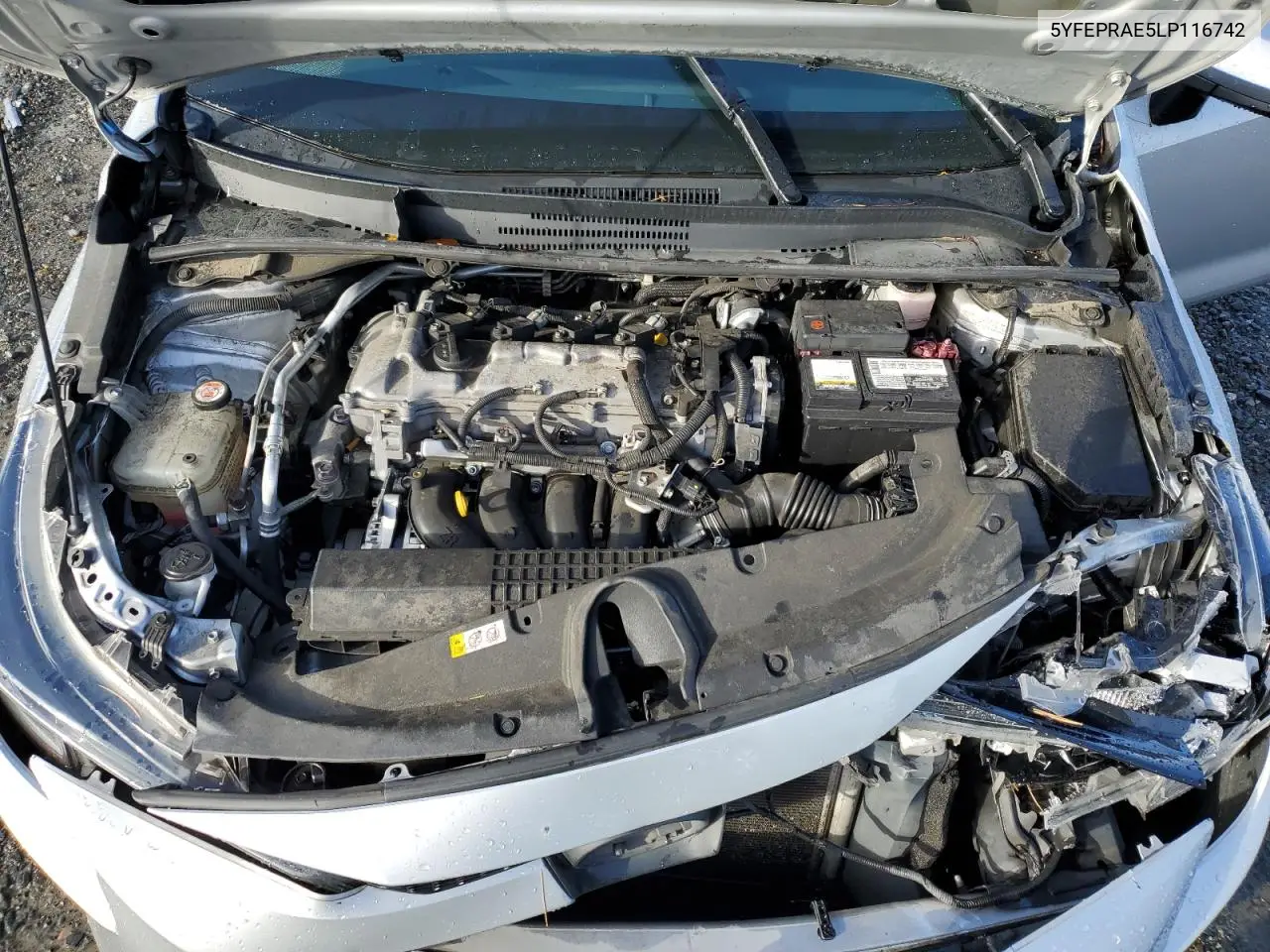 5YFEPRAE5LP116742 2020 Toyota Corolla Le
