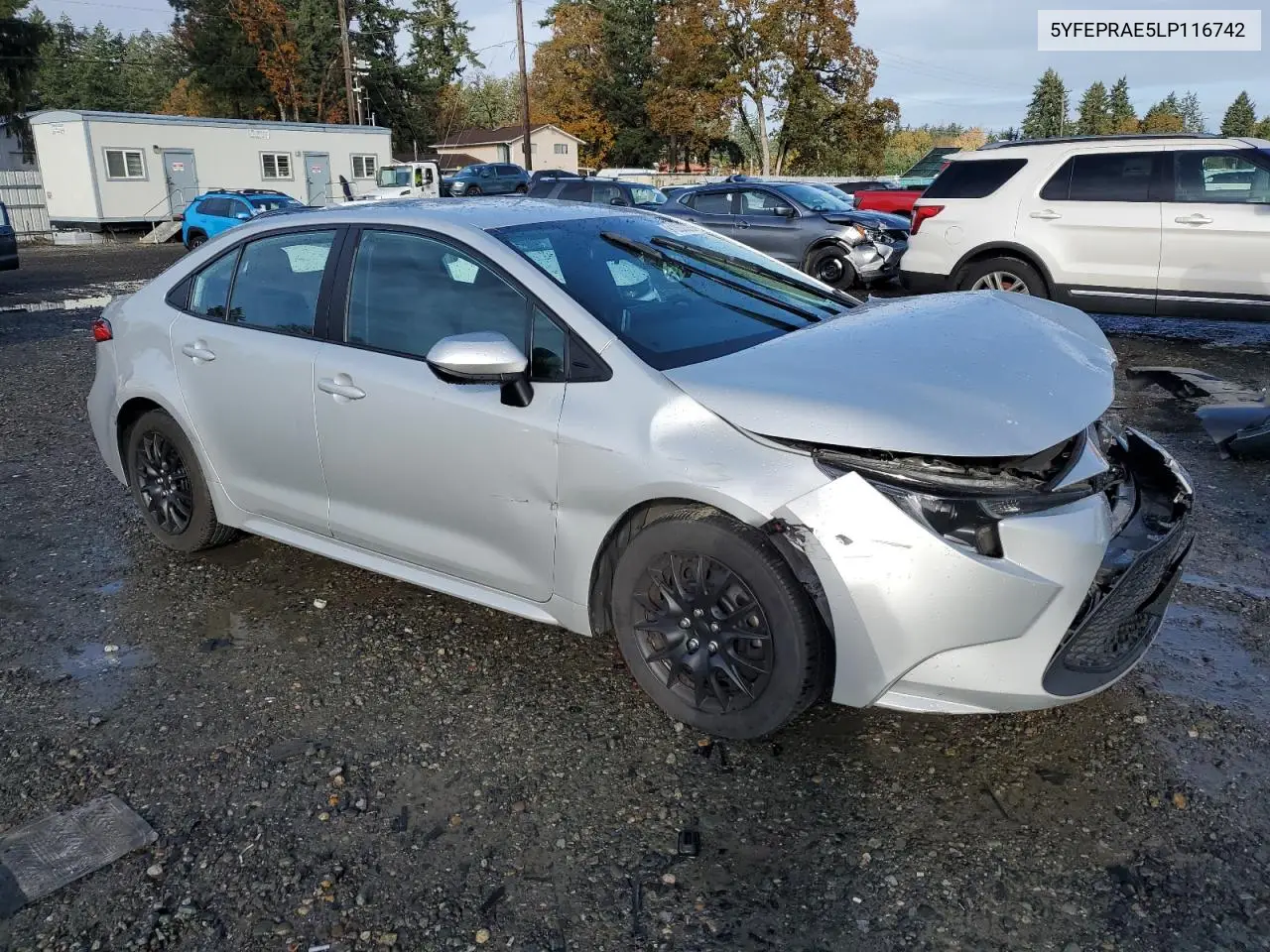 5YFEPRAE5LP116742 2020 Toyota Corolla Le