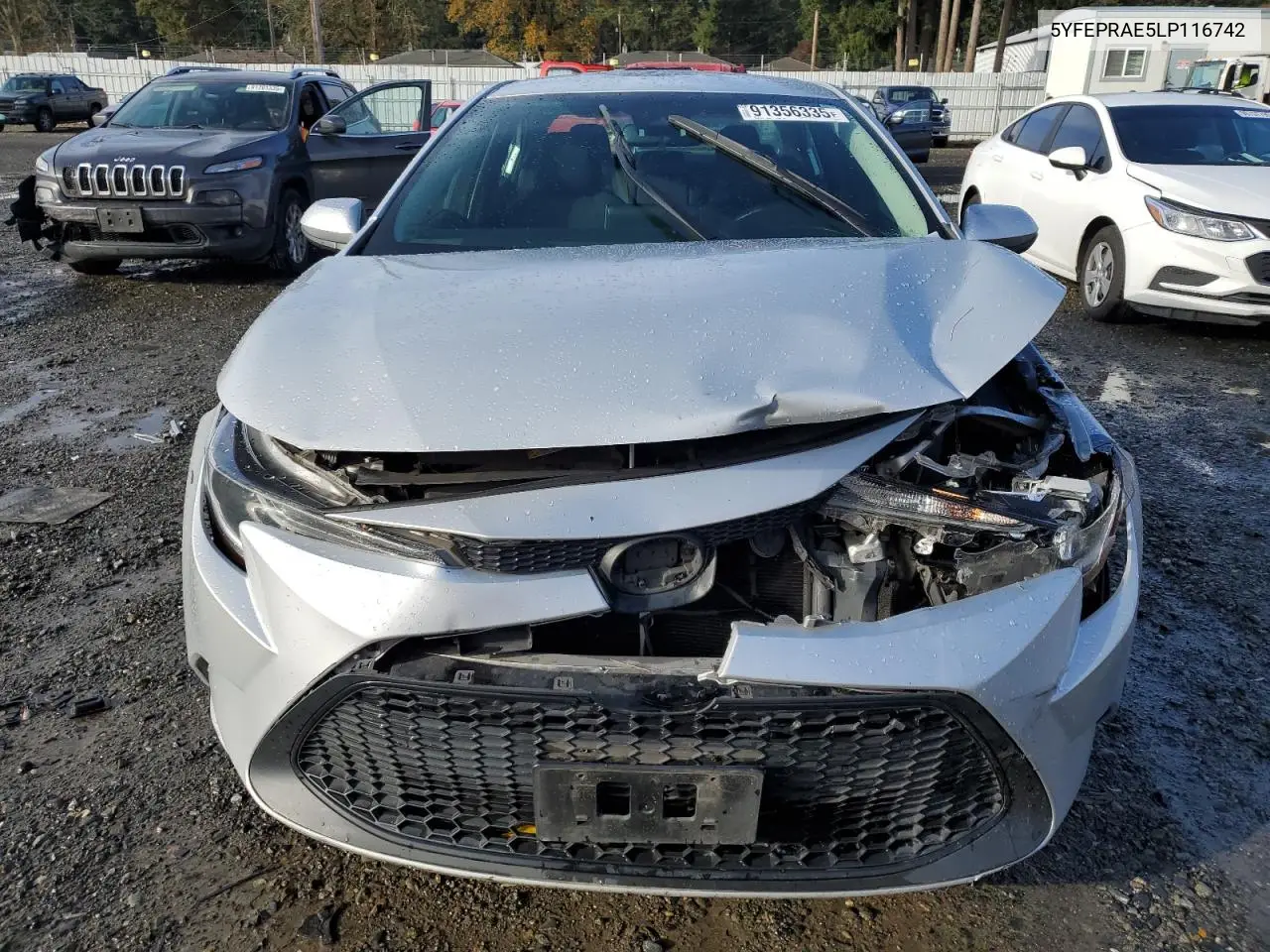 5YFEPRAE5LP116742 2020 Toyota Corolla Le