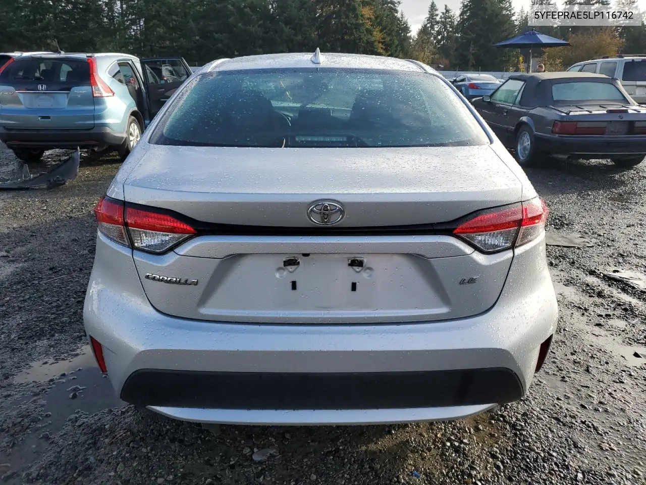 5YFEPRAE5LP116742 2020 Toyota Corolla Le