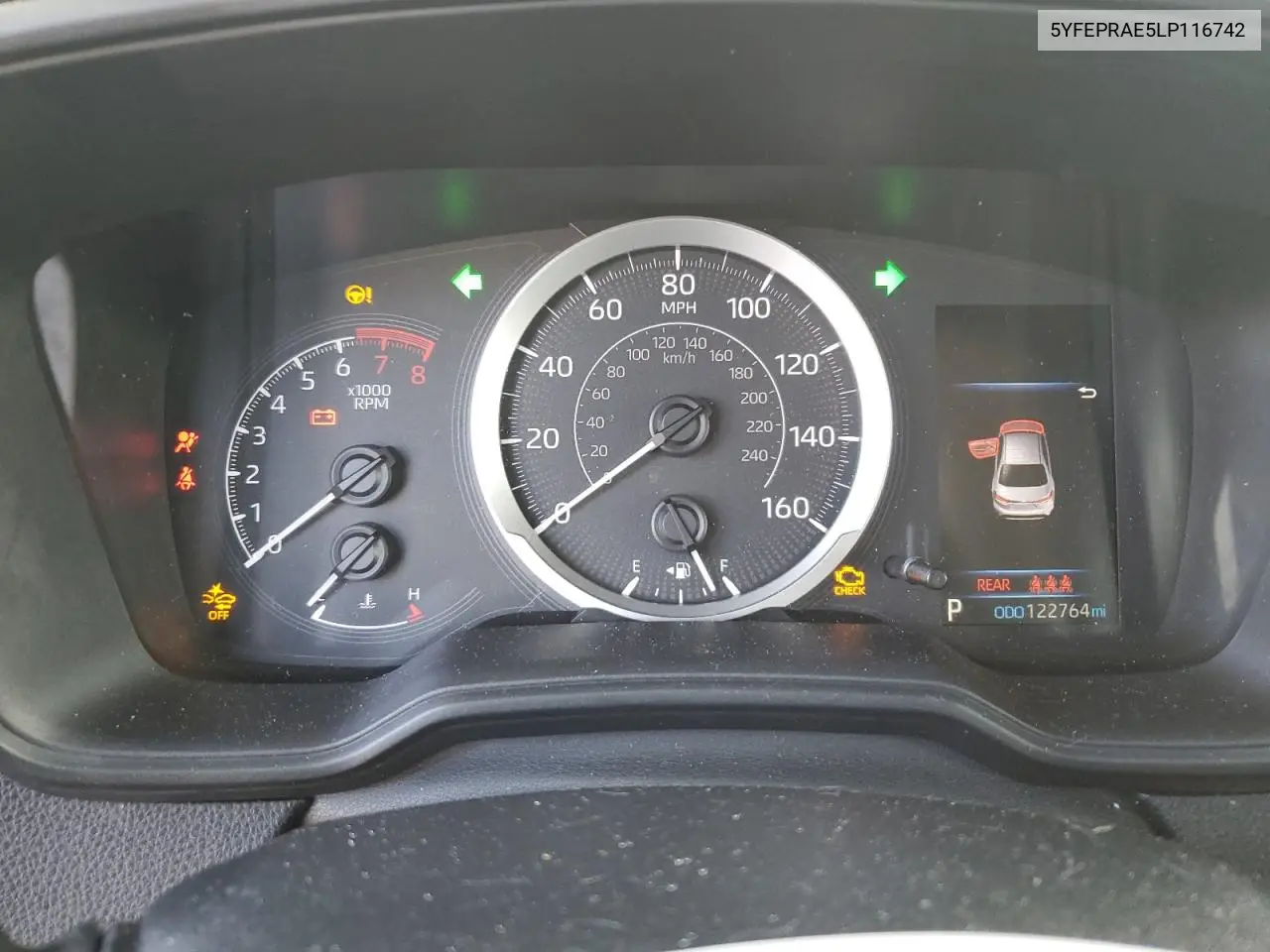 5YFEPRAE5LP116742 2020 Toyota Corolla Le