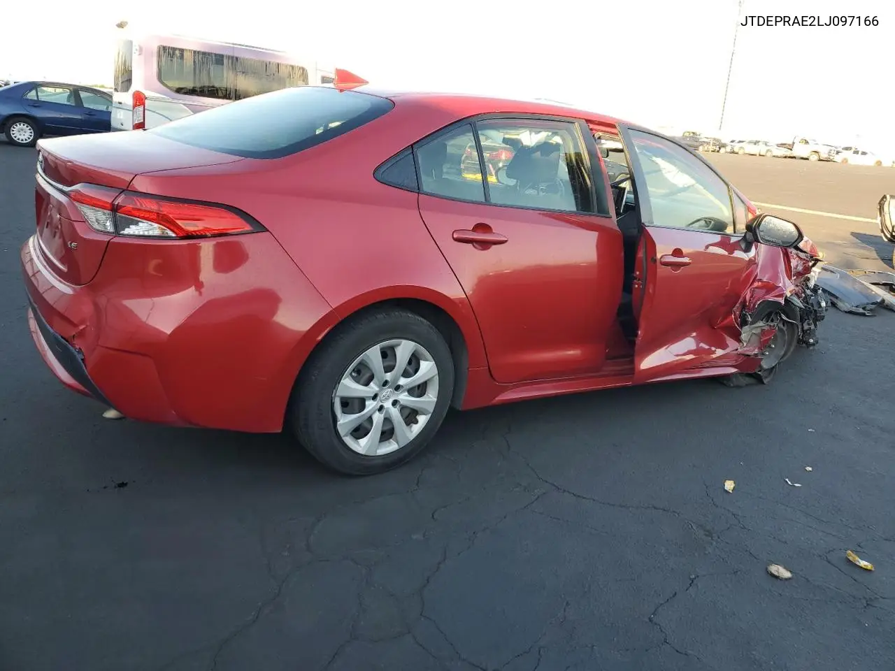 JTDEPRAE2LJ097166 2020 Toyota Corolla Le