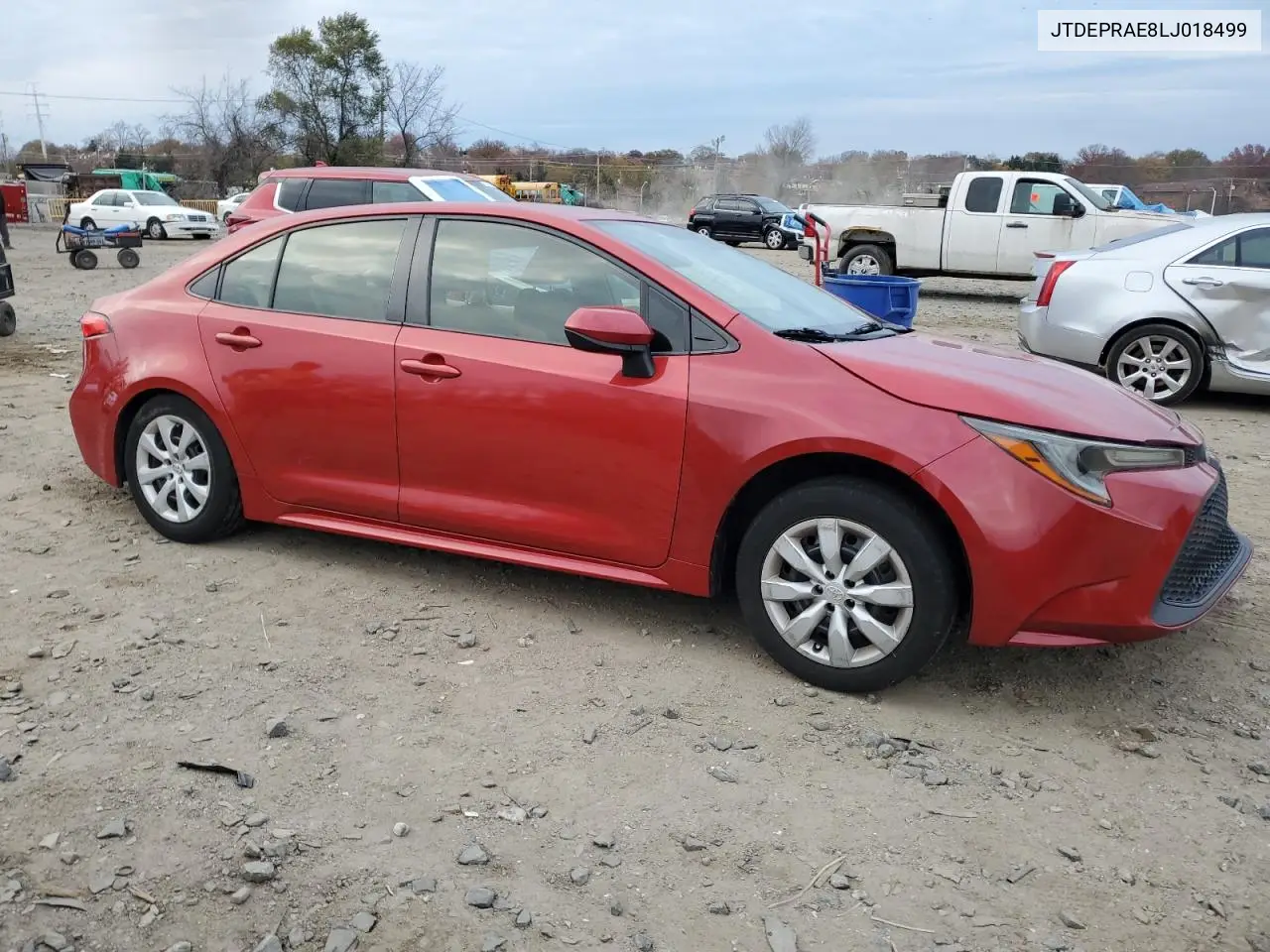 JTDEPRAE8LJ018499 2020 Toyota Corolla Le