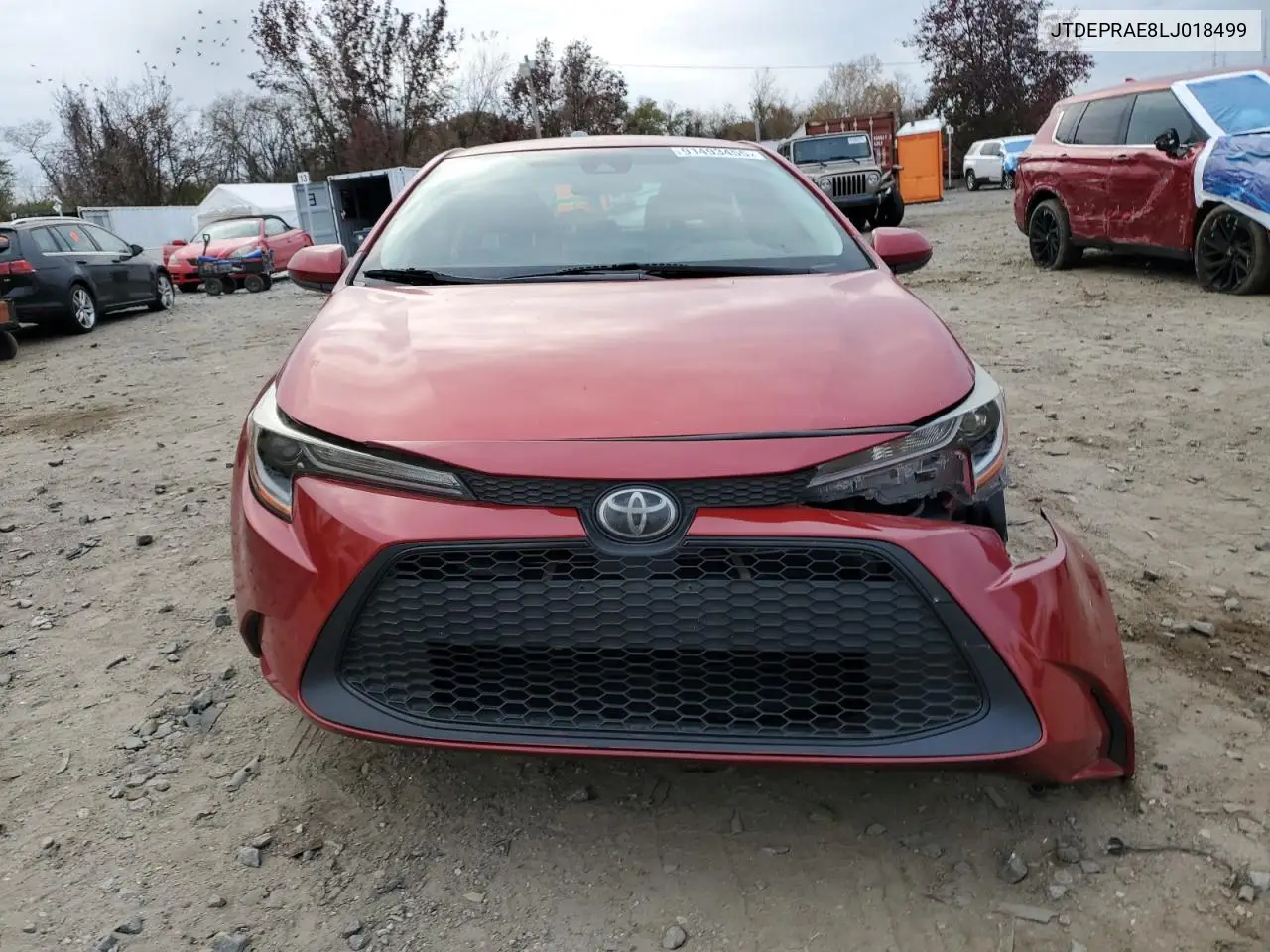 JTDEPRAE8LJ018499 2020 Toyota Corolla Le