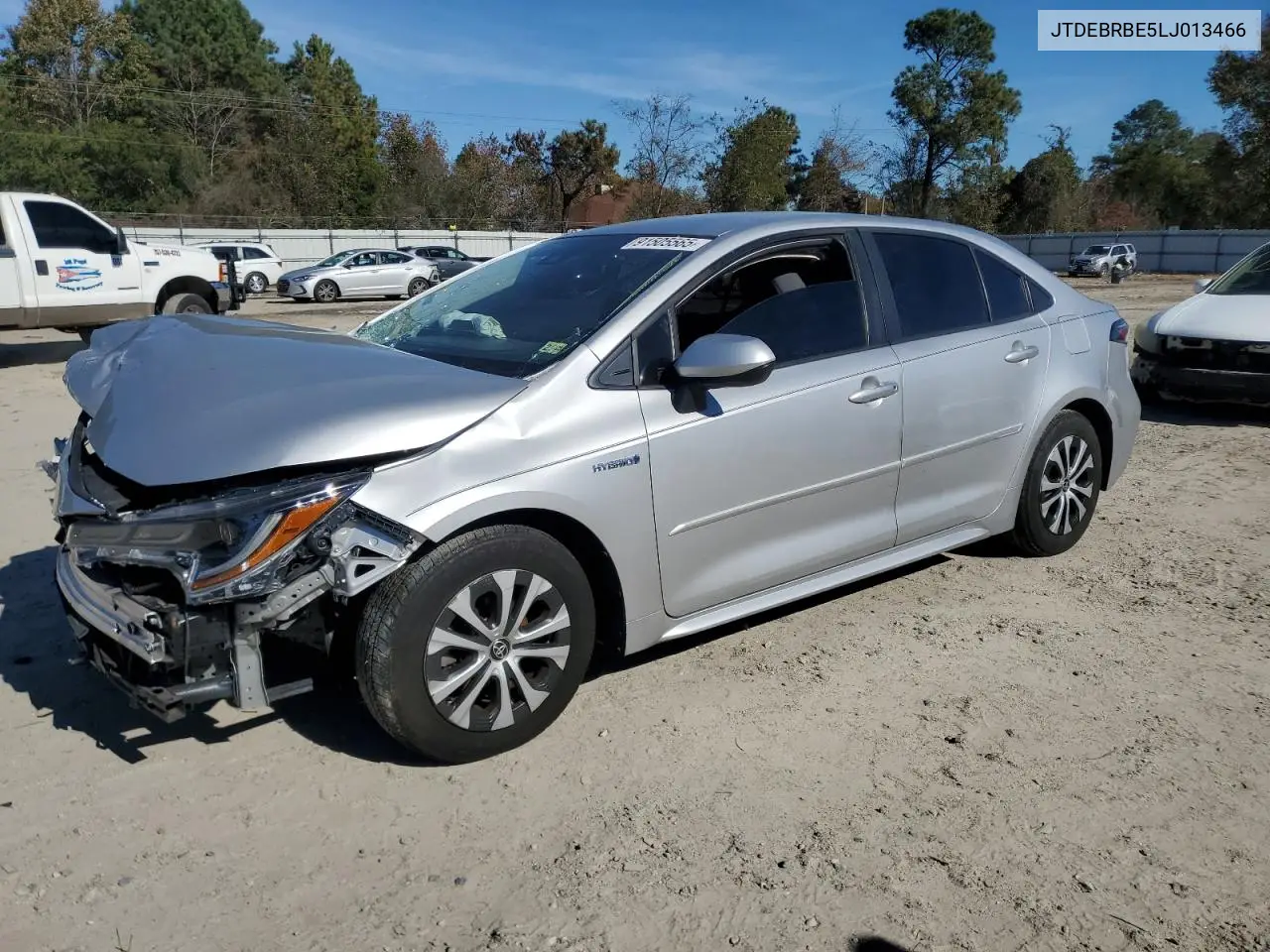 JTDEBRBE5LJ013466 2020 Toyota Corolla Le
