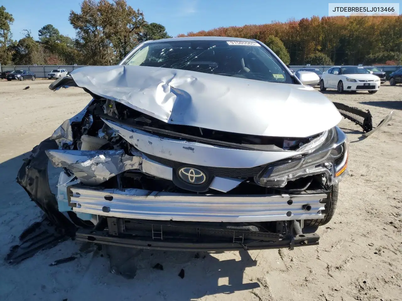 JTDEBRBE5LJ013466 2020 Toyota Corolla Le