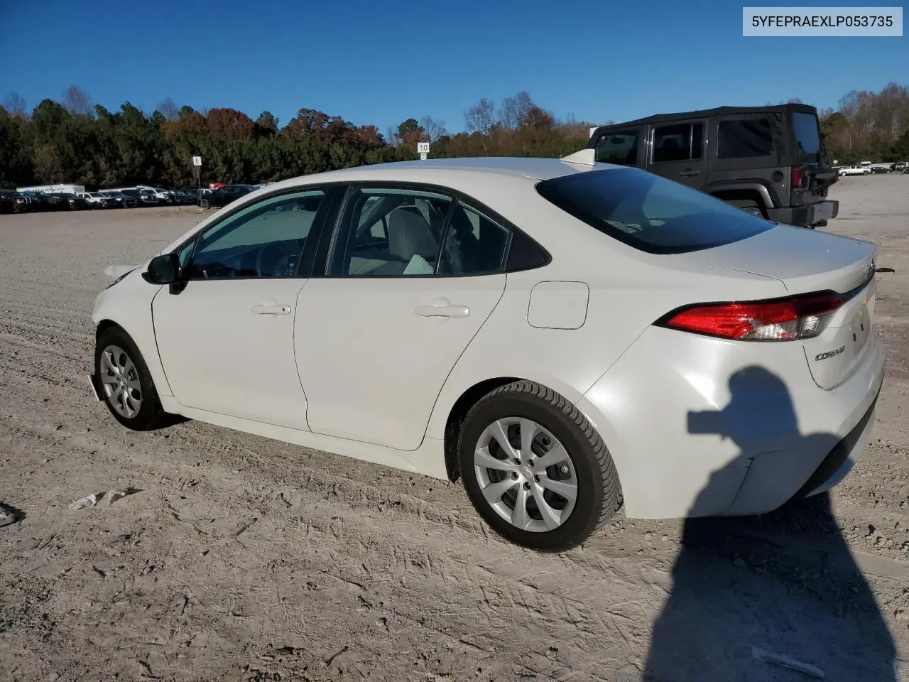 5YFEPRAEXLP053735 2020 Toyota Corolla Le