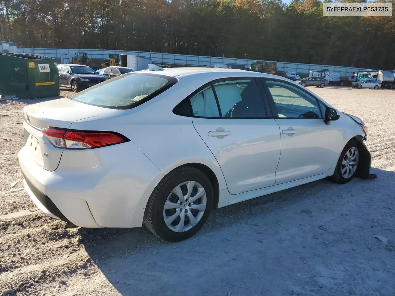 5YFEPRAEXLP053735 2020 Toyota Corolla Le