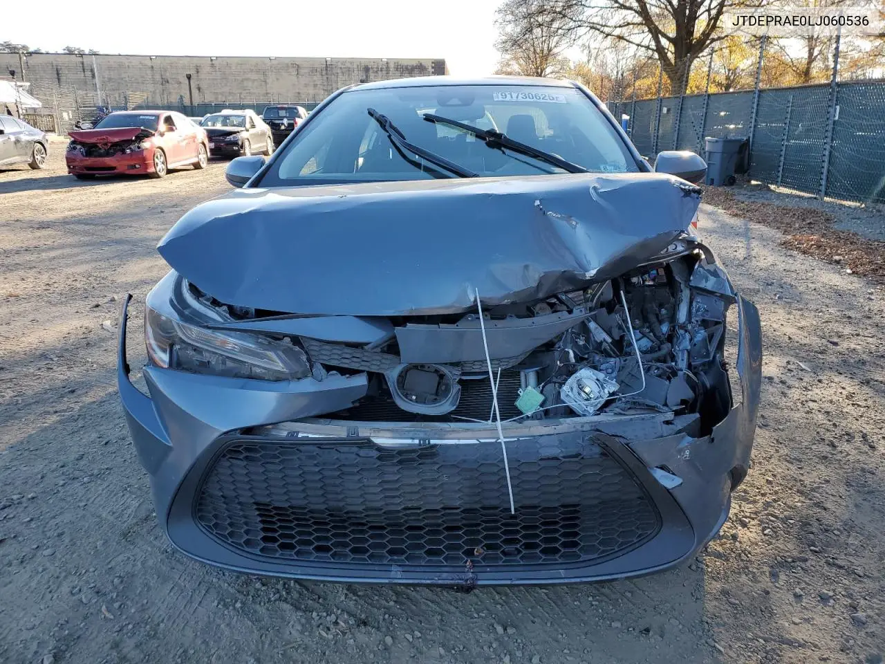 JTDEPRAE0LJ060536 2020 Toyota Corolla Le