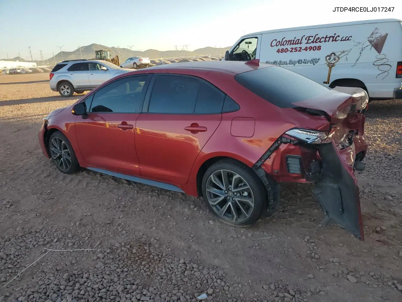 JTDP4RCE0LJ017247 2020 Toyota Corolla Se