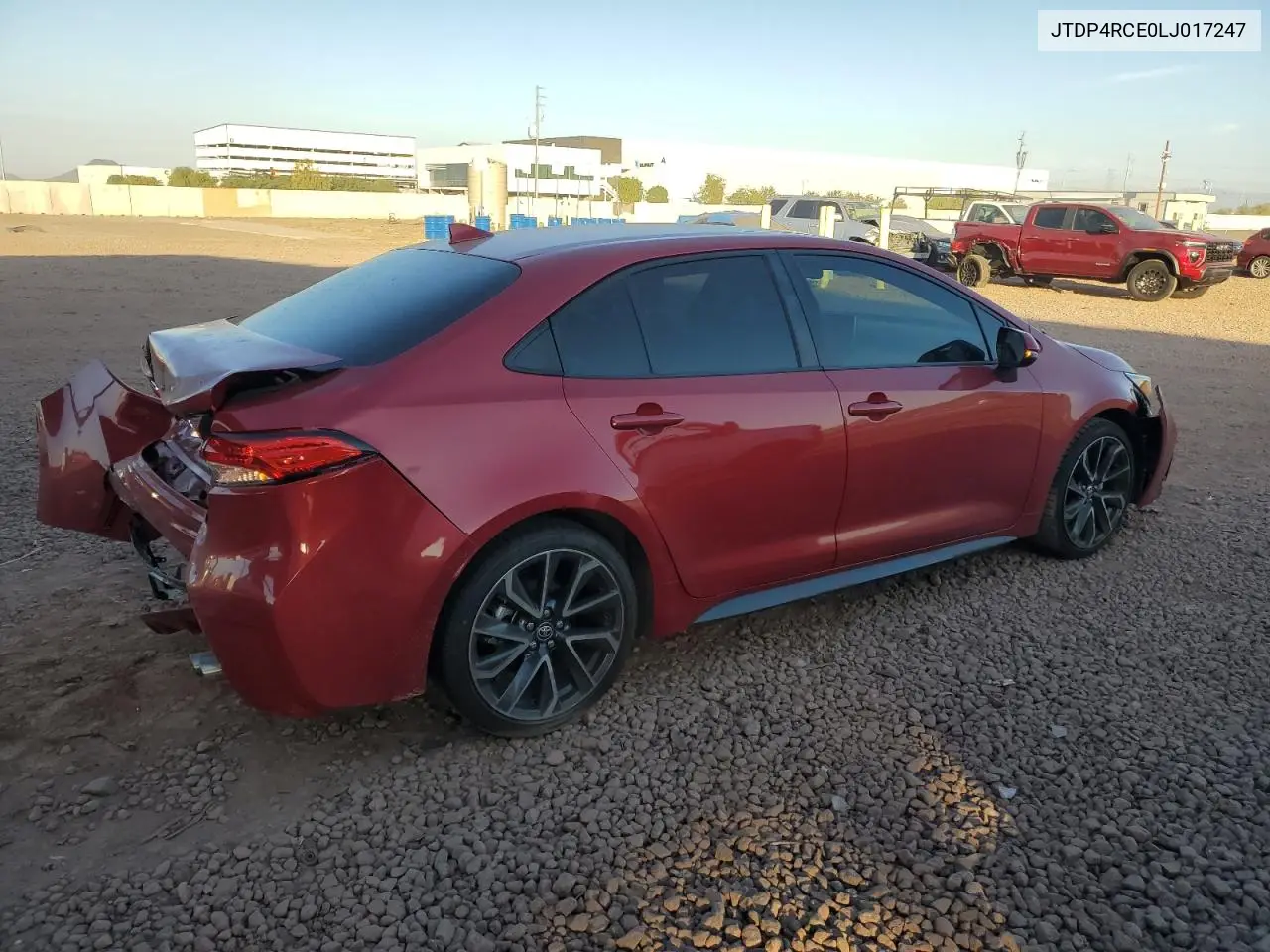 JTDP4RCE0LJ017247 2020 Toyota Corolla Se