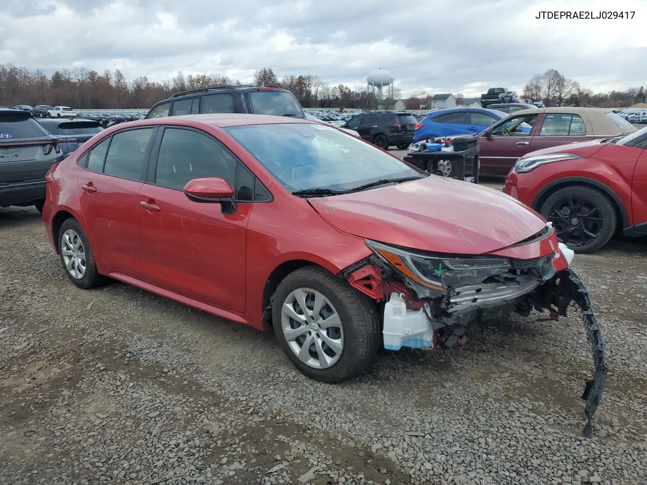 JTDEPRAE2LJ029417 2020 Toyota Corolla Le