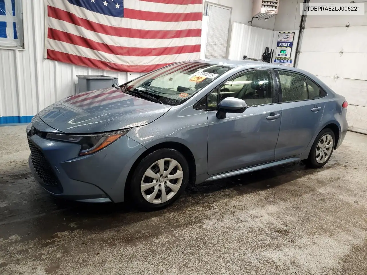 JTDEPRAE2LJ006221 2020 Toyota Corolla Le