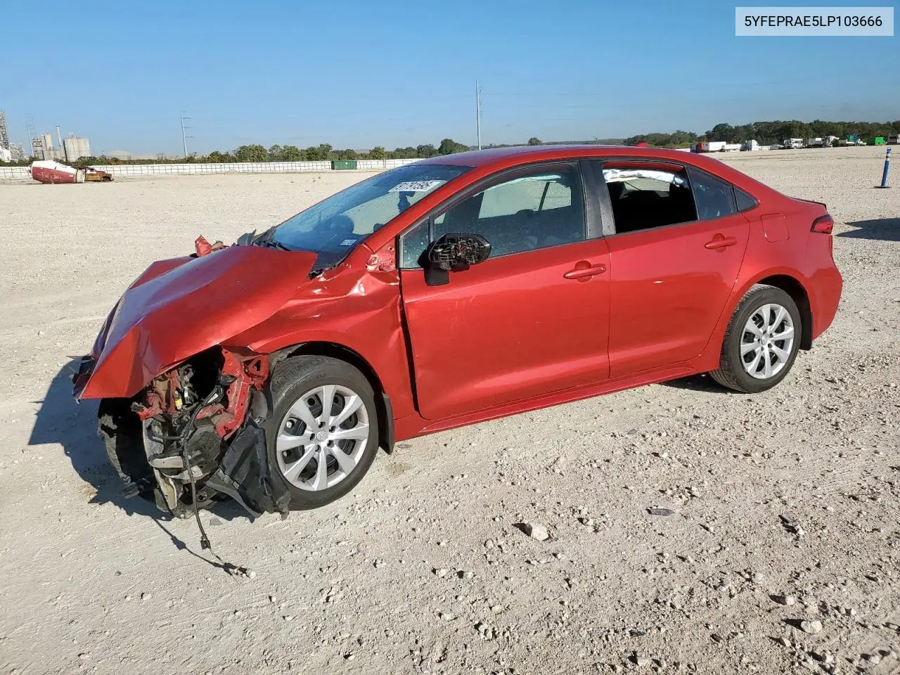 5YFEPRAE5LP103666 2020 Toyota Corolla Le