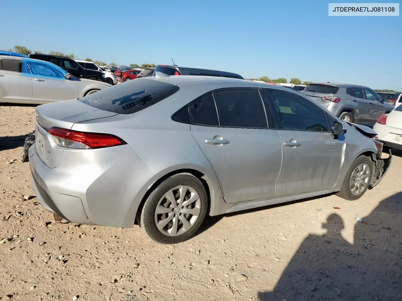 JTDEPRAE7LJ081108 2020 Toyota Corolla Le