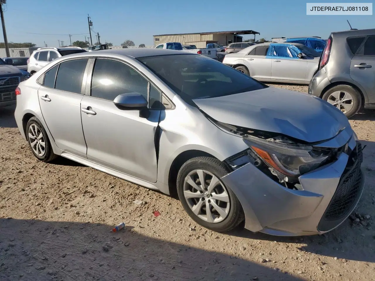 JTDEPRAE7LJ081108 2020 Toyota Corolla Le
