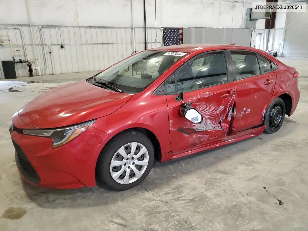 JTDEPRAEXLJ026541 2020 Toyota Corolla Le