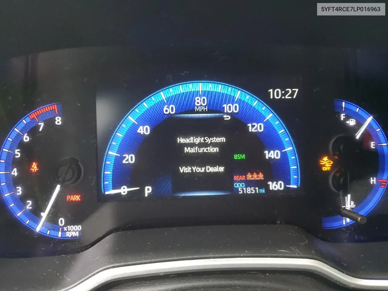 5YFT4RCE7LP016963 2020 Toyota Corolla Xse