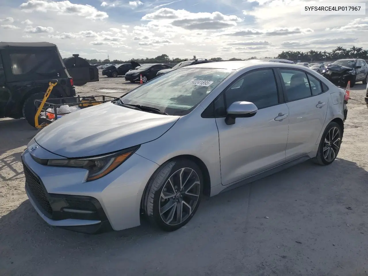 5YFS4RCE4LP017967 2020 Toyota Corolla Se
