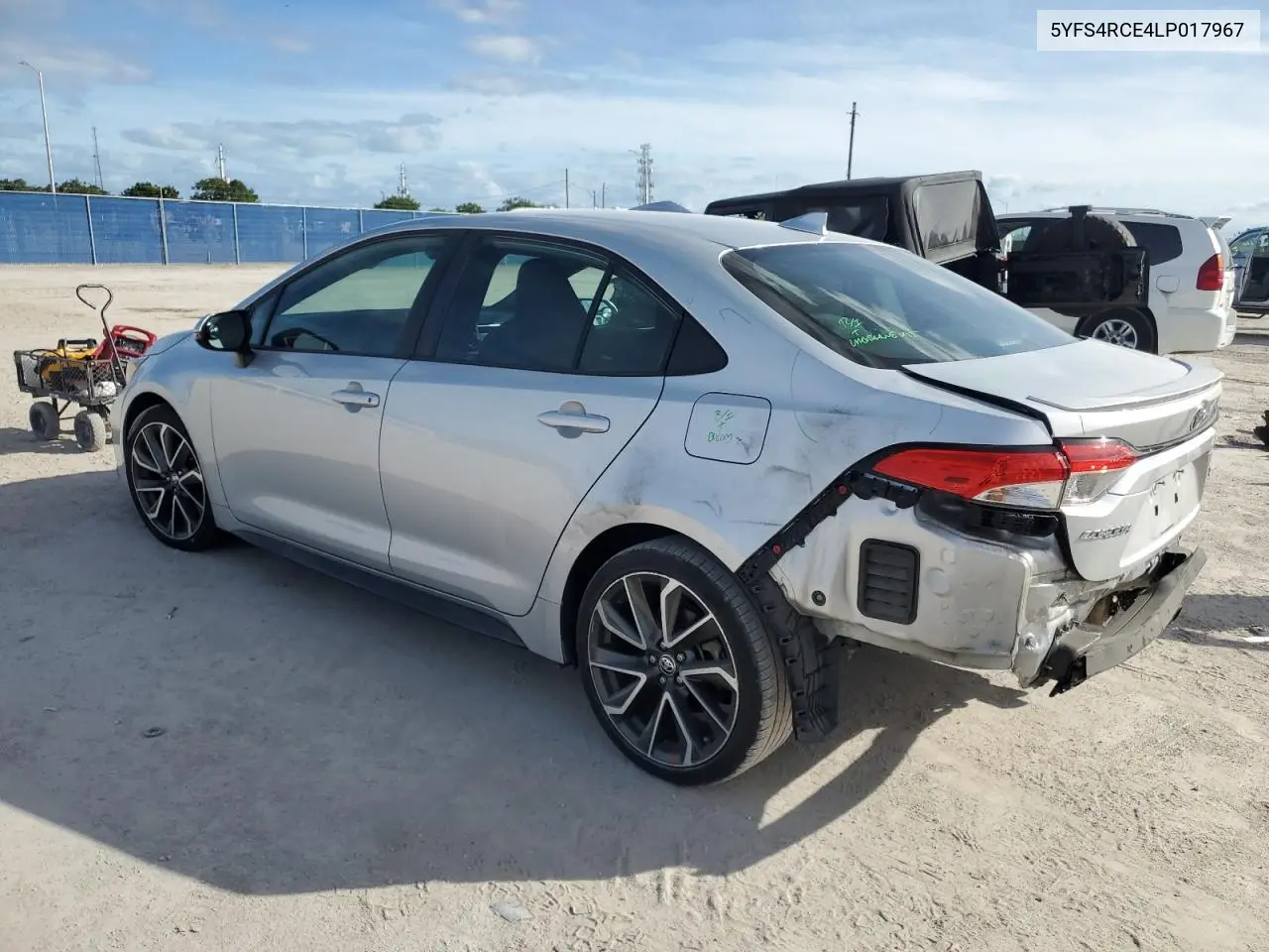 5YFS4RCE4LP017967 2020 Toyota Corolla Se