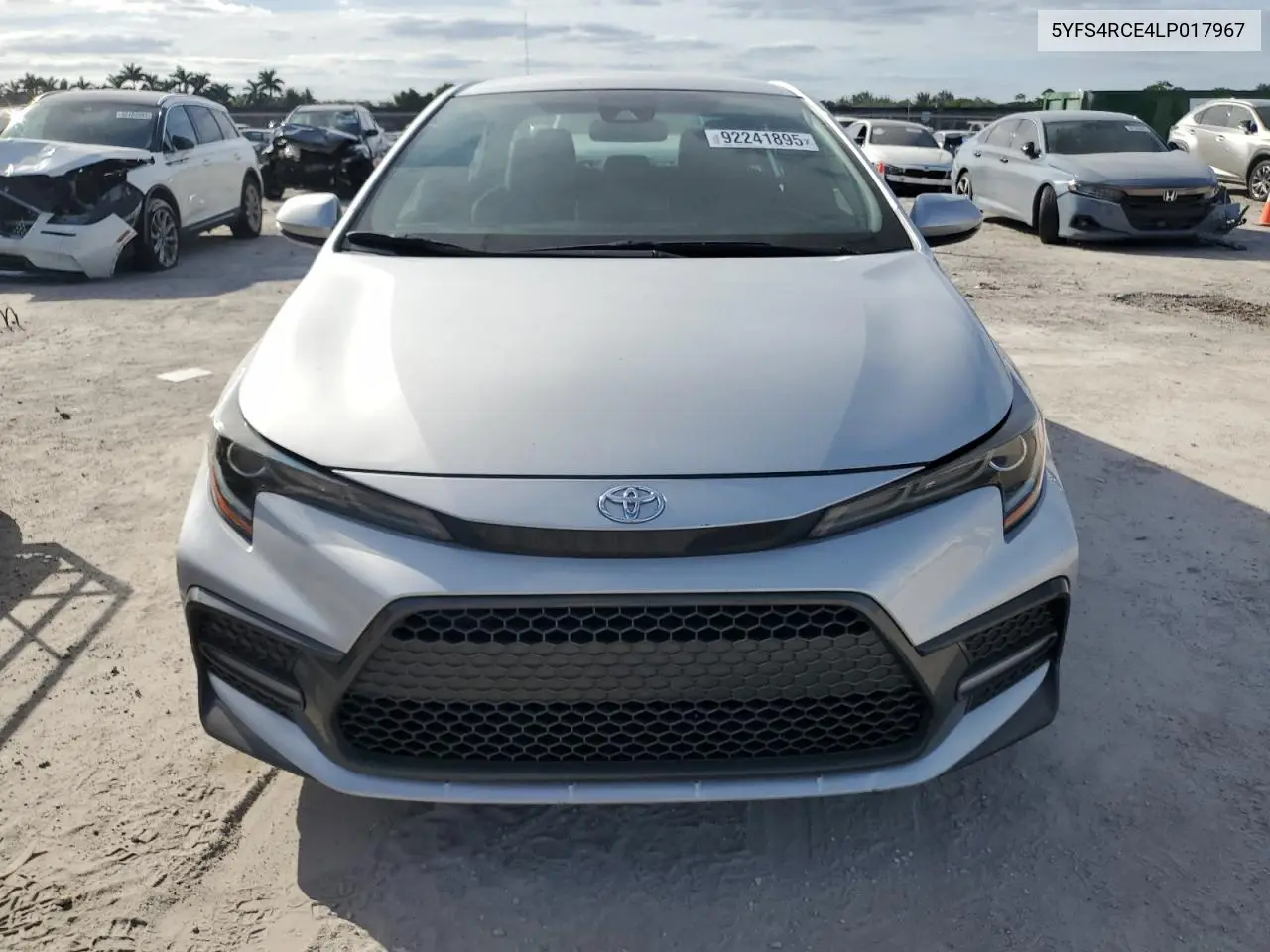 5YFS4RCE4LP017967 2020 Toyota Corolla Se