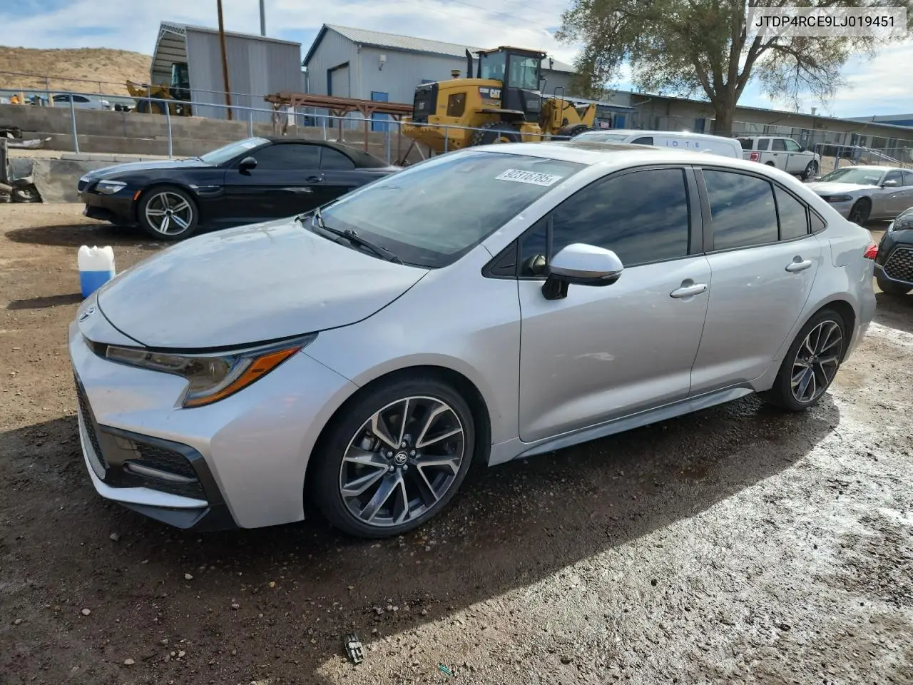 JTDP4RCE9LJ019451 2020 Toyota Corolla Se