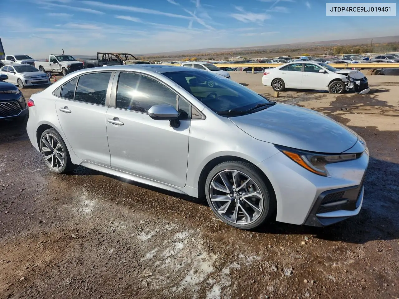 JTDP4RCE9LJ019451 2020 Toyota Corolla Se