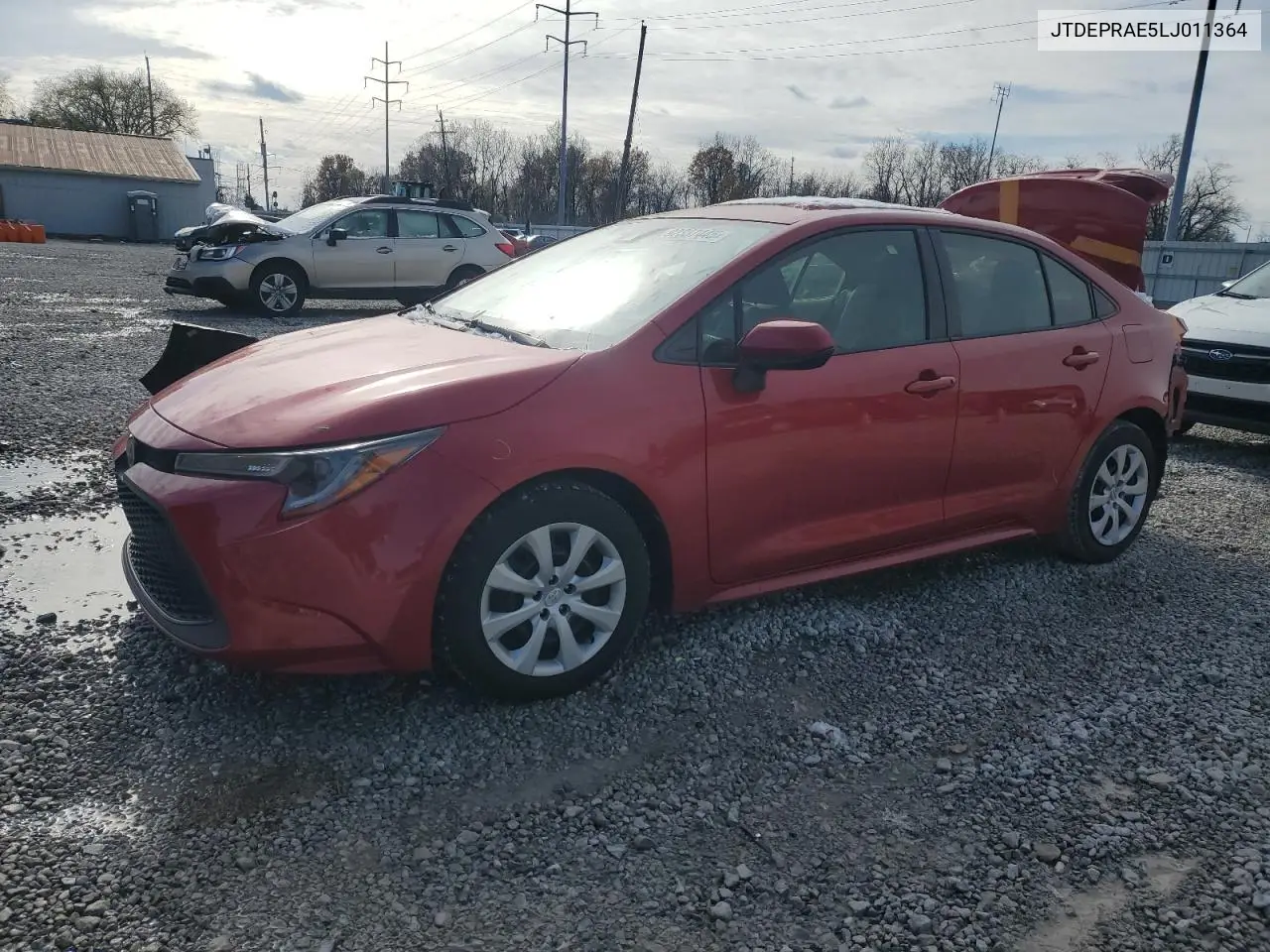 JTDEPRAE5LJ011364 2020 Toyota Corolla Le