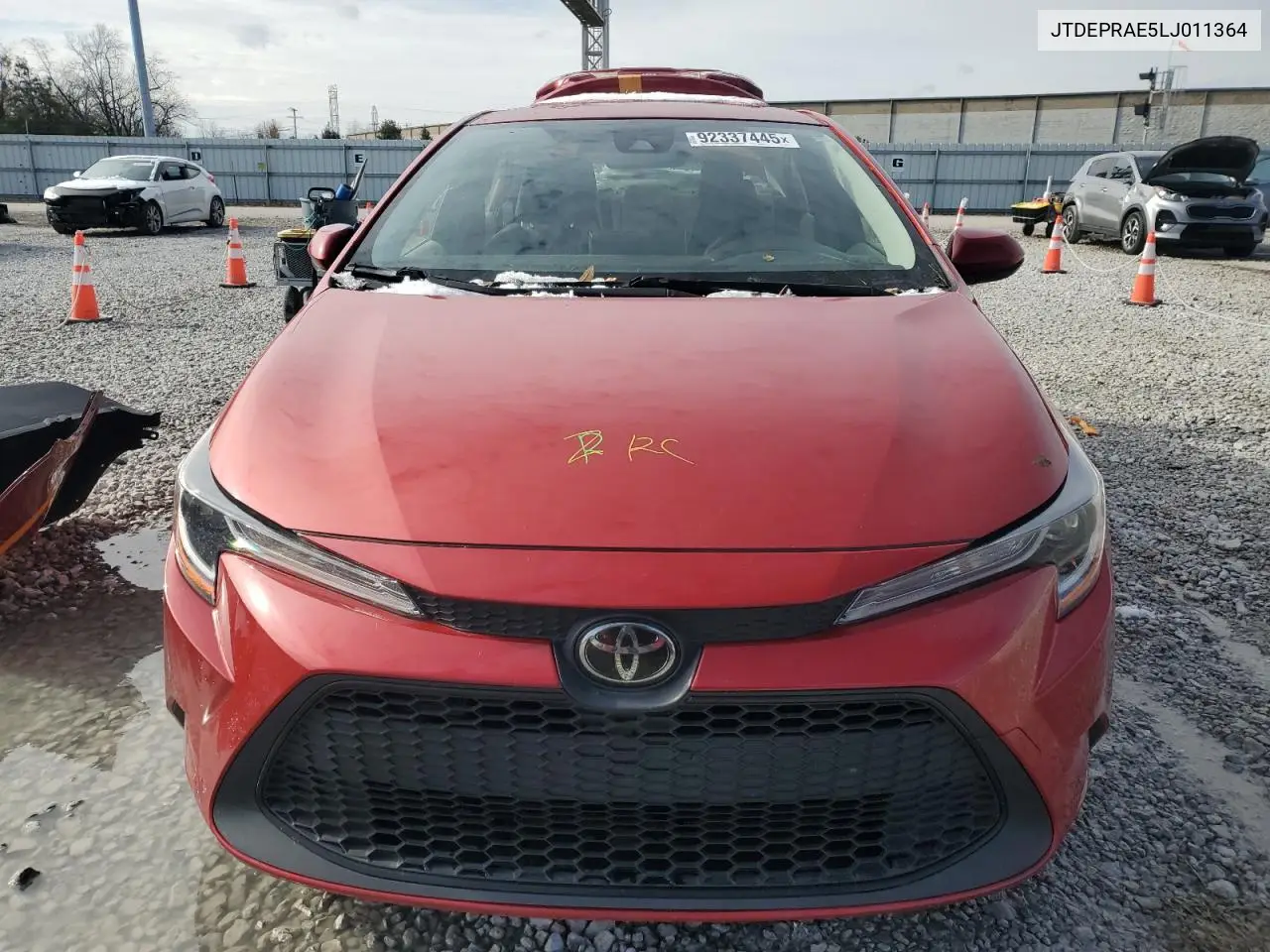 JTDEPRAE5LJ011364 2020 Toyota Corolla Le